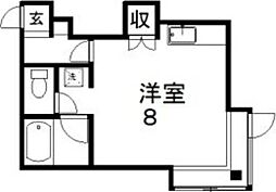 間取図画像 ワンルーム