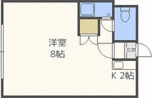 北海道札幌市豊平区福住一条2丁目(賃貸マンション1K・3階・22.20㎡)の写真 その2