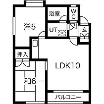 テラスハウス北郷  ｜ 北海道札幌市白石区北郷三条13丁目（賃貸アパート2LDK・2階・52.00㎡） その2