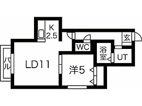 GRANA MIU  ｜ 北海道札幌市豊平区月寒東一条7丁目（賃貸マンション1LDK・3階・43.74㎡） その2