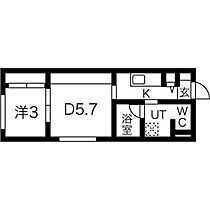 メニーズコート南郷13st　月 401 ｜ 北海道札幌市白石区南郷通14丁目北（賃貸マンション1DK・4階・26.80㎡） その2