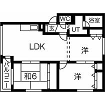 カームコーポ  ｜ 北海道札幌市白石区本通2丁目南（賃貸マンション3LDK・2階・64.90㎡） その2