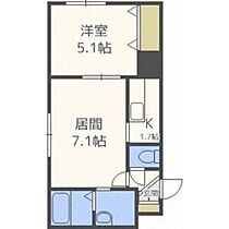 Berger壱番館  ｜ 北海道札幌市豊平区月寒東五条19丁目（賃貸アパート1LDK・2階・32.72㎡） その2