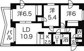 サイラム雅  ｜ 北海道札幌市白石区南郷通20丁目南（賃貸マンション3LDK・8階・67.03㎡） その2