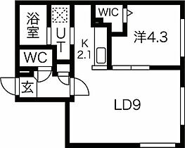 グランエリーナ南郷  ｜ 北海道札幌市白石区南郷通11丁目北（賃貸マンション1LDK・2階・35.36㎡） その2