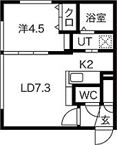 Grandee東札幌(グランディー東札幌)  ｜ 北海道札幌市白石区東札幌四条2丁目（賃貸マンション1LDK・1階・32.45㎡） その2