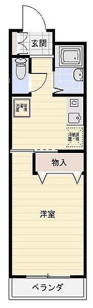 メゾンドモア 207｜鳥取県米子市東福原6丁目(賃貸アパート1K・2階・27.00㎡)の写真 その2