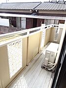 南向きのバルコニーです