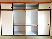 たっぷり収納できる押入
