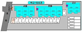 サニーヒルズ　Ｂ棟 105 ｜ 茨城県水戸市元吉田町1348-4（賃貸アパート1DK・1階・26.40㎡） その2