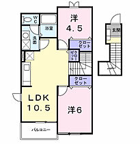 ヒルズ　フォーリスト　Ｂ 203 ｜ 茨城県水戸市酒門町2949-2（賃貸アパート2LDK・2階・51.67㎡） その2