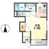 アムール平須 102 ｜ 茨城県水戸市平須町（賃貸アパート1K・1階・30.02㎡） その2