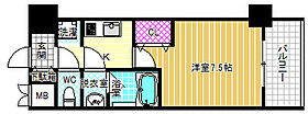 Mid Court Ｕmekita  ｜ 大阪府大阪市北区中津3丁目（賃貸マンション1K・6階・24.39㎡） その2