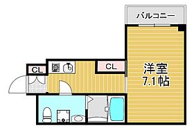 OPEN DOOR福島  ｜ 大阪府大阪市福島区鷺洲2丁目8-13（賃貸マンション1K・4階・25.50㎡） その2