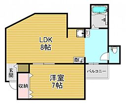 大幸ビル此花  ｜ 大阪府大阪市此花区梅香3丁目8-15（賃貸マンション1LDK・4階・29.72㎡） その2