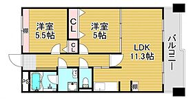 メディオ御幣島  ｜ 大阪府大阪市西淀川区御幣島6丁目（賃貸マンション2LDK・2階・55.31㎡） その2