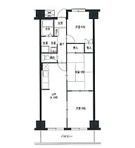 大拓ハイツ3  ｜ 大阪府大阪市福島区吉野3丁目2-43（賃貸マンション3LDK・3階・55.03㎡） その2