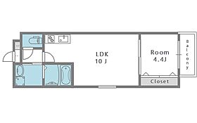 大阪府大阪市北区大淀中2丁目8-3（賃貸マンション1LDK・1階・33.31㎡） その2