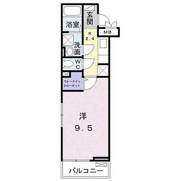 Tea　Tree 305｜宮崎県宮崎市西高松町(賃貸アパート1K・3階・30.42㎡)の写真 その2