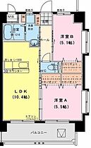 PresageII 305 ｜ 宮崎県宮崎市大字恒久（賃貸マンション2LDK・3階・50.84㎡） その2