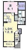 このはな　M＆K　I 101 ｜ 宮崎県宮崎市熊野（賃貸アパート1LDK・1階・50.13㎡） その2