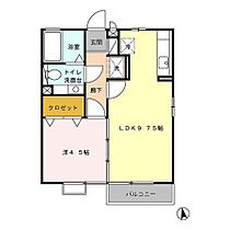 エランビタールNAKANISHI　II 205 ｜ 宮崎県宮崎市中西町（賃貸アパート1LDK・2階・35.30㎡） その2