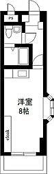 リバータウン原町 ワンルームの間取図画像