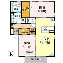 物件の間取り