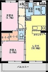 物件の間取り