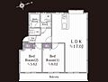 上中里団地9号棟3階1,480万円