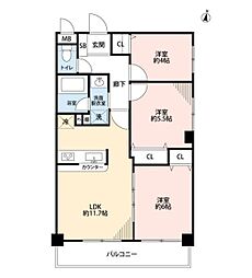 間取図画像 3LDK