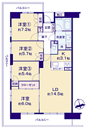 間取図画像 4LDK
