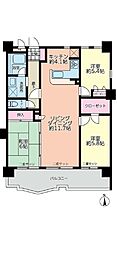 ドメス稲田堤 3LDKの間取図画像