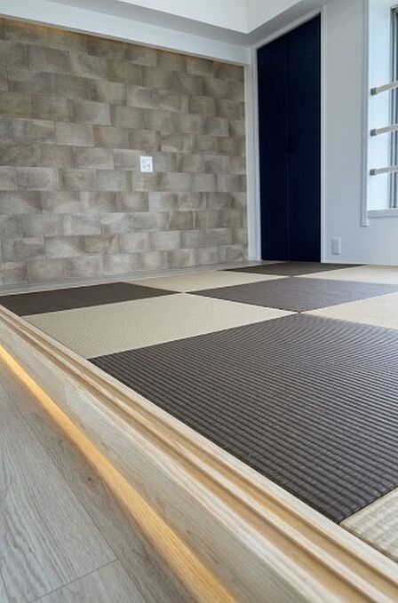 ◎お洒落な琉球畳の和室♪ちょっとしたお昼寝や来客用客間としても使える和室♪