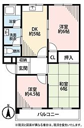 間取図画像 3DK