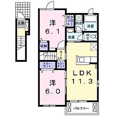 物件の間取り