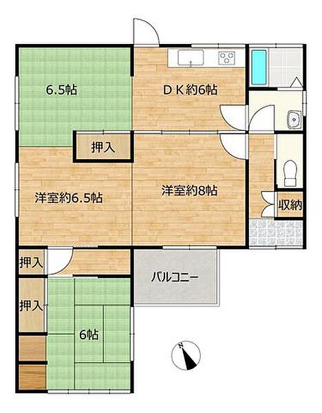 間取りを拡大表示