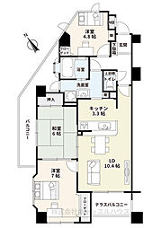 間取図画像 3LDK