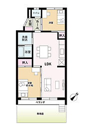 エメラルドマンション比恵 3DKの間取図画像