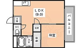 奈良県奈良市学園朝日元町２丁目（賃貸アパート1LDK・2階・34.83㎡） その2