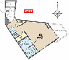 アズ大井町レジデンス 305 ｜ 東京都品川区二葉1丁目4-2（賃貸マンション1R・3階・26.81㎡） その2