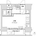 グランディオール広尾テラス6階12.8万円