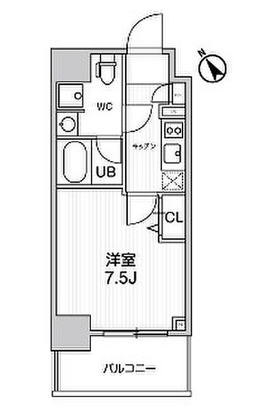 グランドコンシェルジュ浅草橋 402｜東京都台東区柳橋1丁目(賃貸マンション1K・4階・25.90㎡)の写真 その2