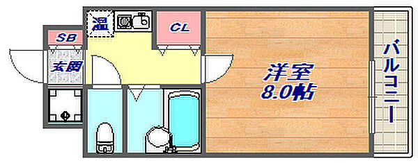 エステムコート芦屋西 306｜兵庫県神戸市東灘区深江北町1丁目(賃貸マンション1K・3階・20.30㎡)の写真 その2