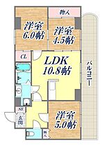 エムズコート2  ｜ 兵庫県神戸市垂水区千鳥が丘2丁目4-16（賃貸マンション3LDK・4階・58.32㎡） その2