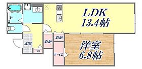 メゾンド・メルヴェーユ須磨  ｜ 兵庫県神戸市須磨区車字下大道（賃貸マンション1LDK・1階・49.49㎡） その2