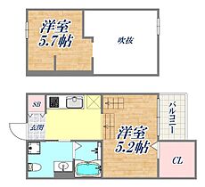 la blanc  ｜ 兵庫県神戸市長田区野田町7丁目（賃貸アパート1K・1階・21.45㎡） その2