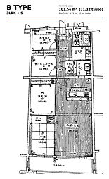 キャッスルハイツ東浦3 3SLDKの間取図画像