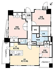 間取図画像 3LDK