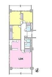 目黒グランドマンション 3LDKの間取図画像